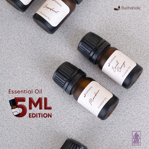 Bathaholic - Mandarin 5ml Essential Oil / Minyak Aromatherapy Pengharum Ruangan Mini Package