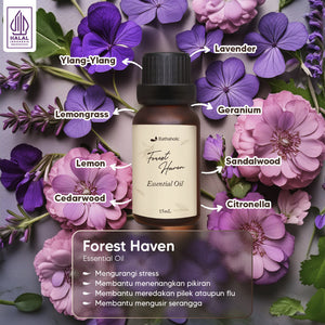 Bathaholic - Forest Haven Pure Essential Oil / Minyak Aromatherapy Pengharum Ruangan