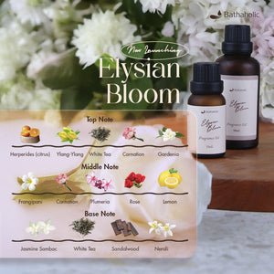 Bathaholic - Elysian Bloom Fragrance Oil / Minyak Diffuser Oil Aromatherapy Pengharum Ruangan