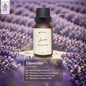 Bathaholic - Lavender Pure Essential Oil / Minyak Aromatherapy Pengharum Ruangan