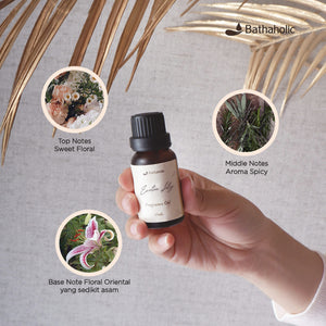 Bathaholic - Exotic Lily Fragrance Oil / Minyak Diffuser Oil Aromatherapy Pengharum Ruangan