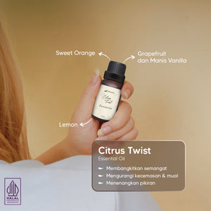 Bathaholic - Citrus Twist Pure Essential Oil / Minyak Aromatherapy Pengharum Ruangan