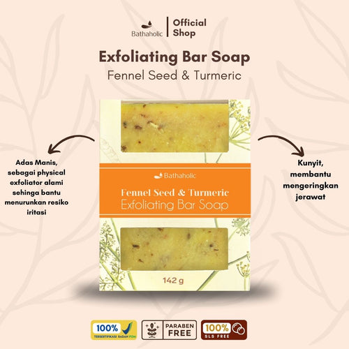 Fennel Seed & Turmeric Exfoliating Bar Soap