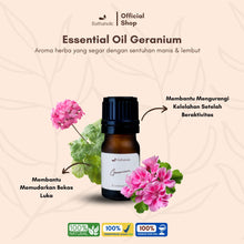 Load image into Gallery viewer, Bathaholic - Geranium 5ml Essential Oil / Minyak Aromatherapy Pengharum Ruangan Mini Package