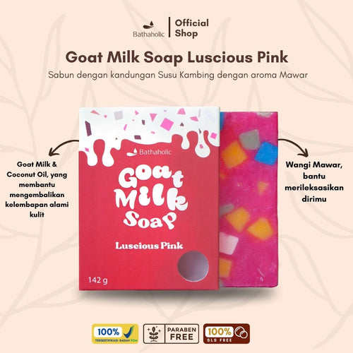 Goat Milk Soap Luscious Pink