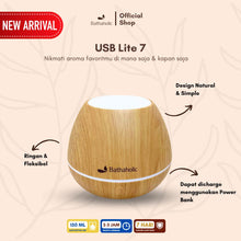 Load image into Gallery viewer, Bathaholic - Diffuser Humidifier USB Lite 7 Kapasitas Air 150ml - Aromatherapy Pengharum Ruangan Aromaterapi