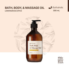 Load image into Gallery viewer, Bathaholic - Lemongrass Spice Bath, Body &amp; Massage Oil 300ml